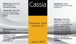 Cassia Essential Oil 30ml