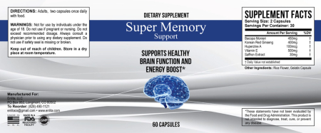 Super Memory Support 60 caps