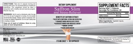 Saffron Slim 88.5 mg 60 caps
