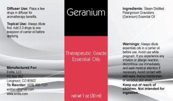 Geranium Essential Oil 30ml