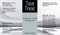 Tea Tree Essential Oil 30ml