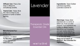 Lavender Essential Oil 30ml